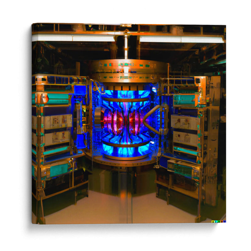 Quantum Reactor Lab - AI-ART | Cuadro decorativo de Canvas Lab