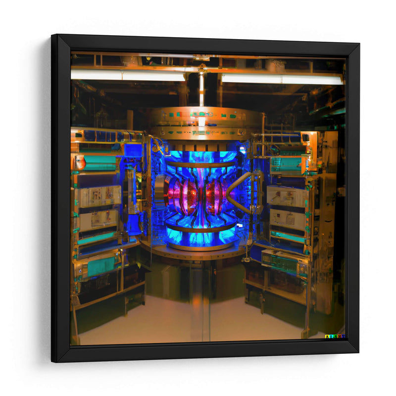 Quantum Reactor Lab - AI-ART | Cuadro decorativo de Canvas Lab