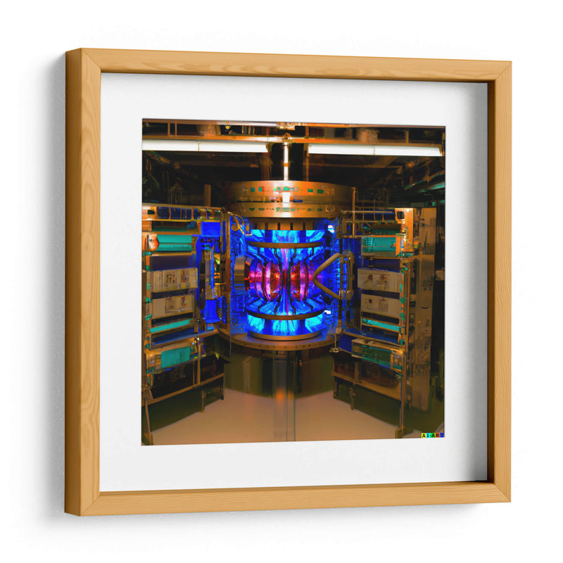 Quantum Reactor Lab - AI-ART | Cuadro decorativo de Canvas Lab