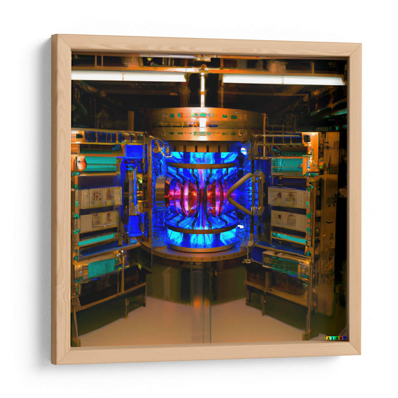 Quantum Reactor Lab - AI-ART | Cuadro decorativo de Canvas Lab