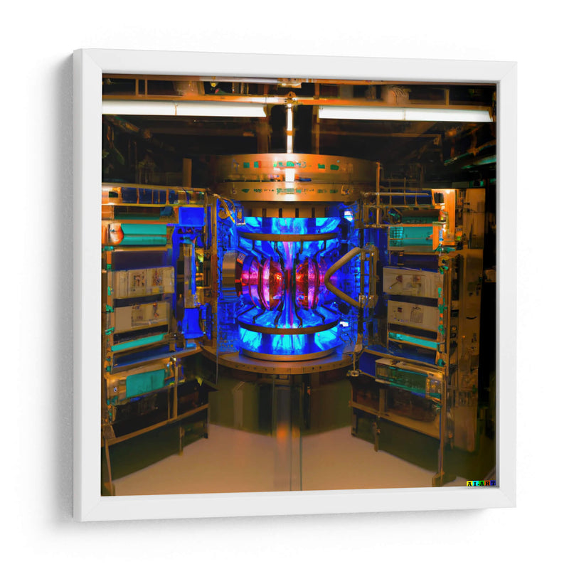 Quantum Reactor Lab - AI-ART | Cuadro decorativo de Canvas Lab