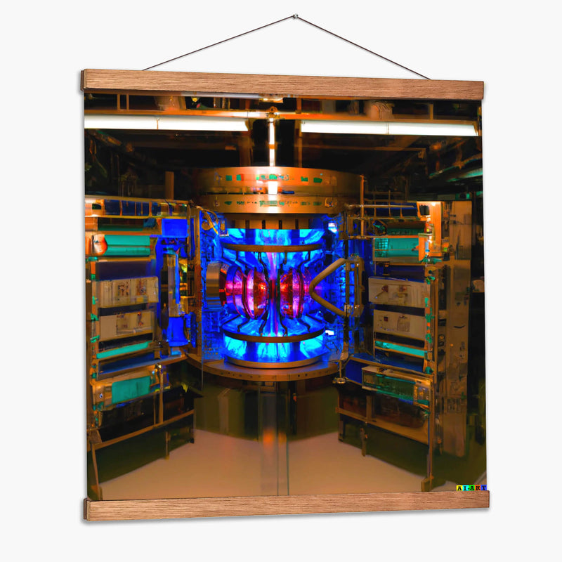 Quantum Reactor Lab - AI-ART | Cuadro decorativo de Canvas Lab