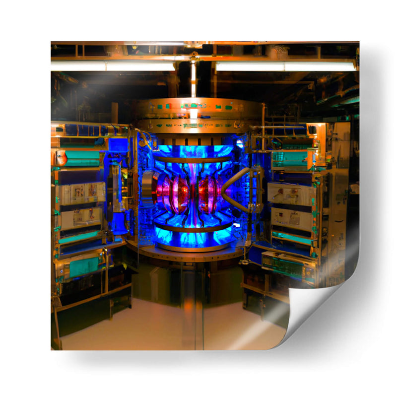 Quantum Reactor Lab - AI-ART | Cuadro decorativo de Canvas Lab