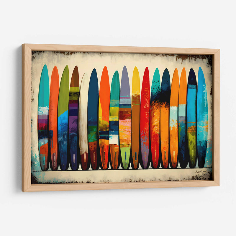 Tablas de surf 1 - Dominico Zafri | Cuadro decorativo de Canvas Lab