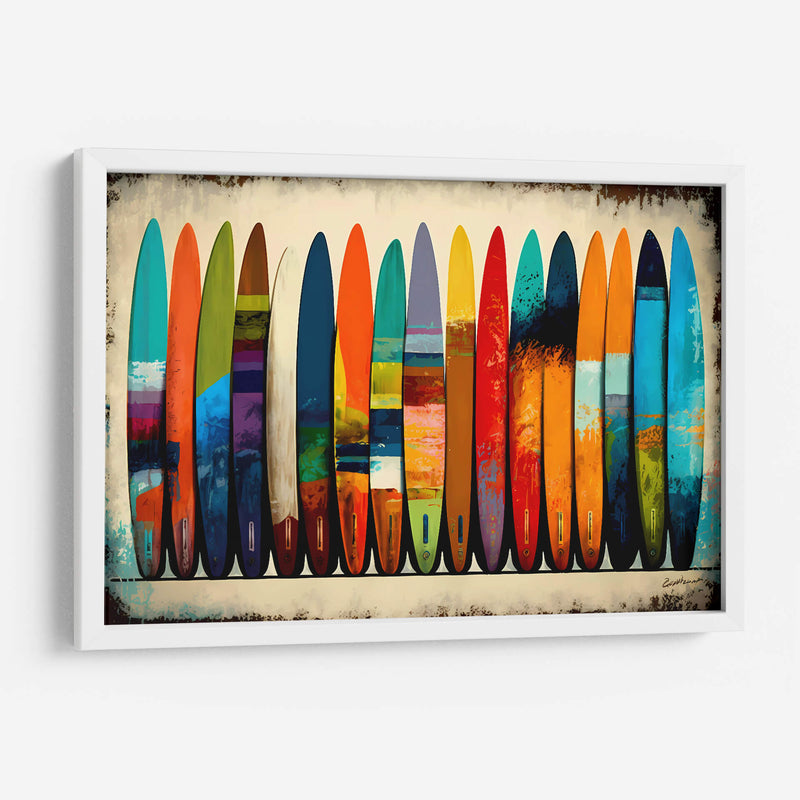 Tablas de surf 1 - Dominico Zafri | Cuadro decorativo de Canvas Lab