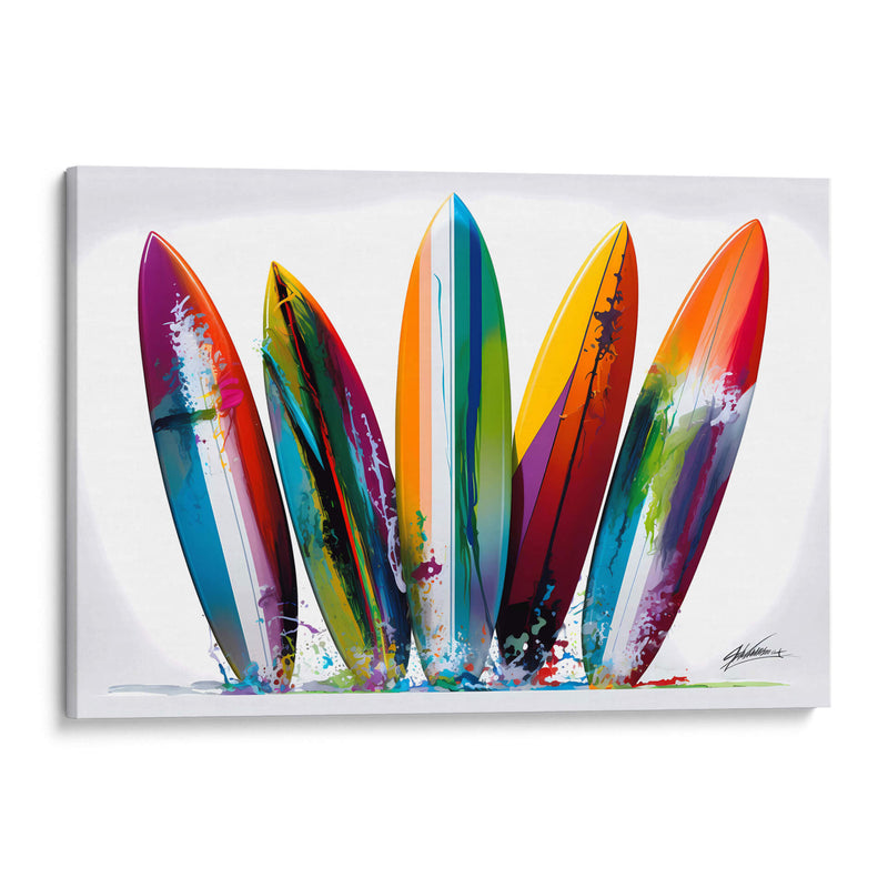 Tablas de surf 2 - Dominico Zafri | Cuadro decorativo de Canvas Lab