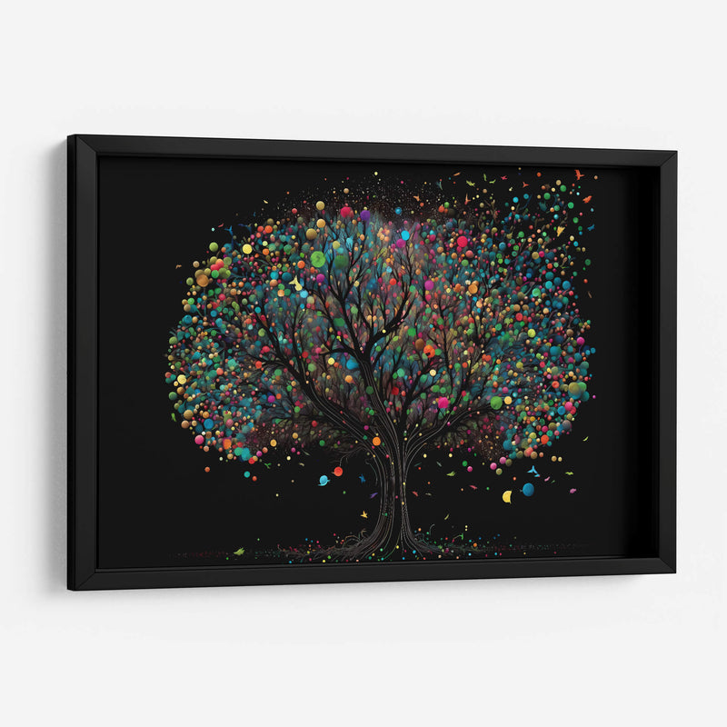 Árbol de colores II - Dominico Zafri | Cuadro decorativo de Canvas Lab