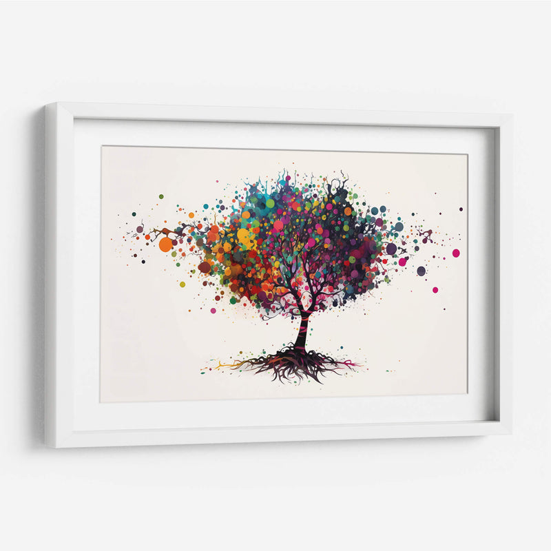 Árbol de colores - Dominico Zafri | Cuadro decorativo de Canvas Lab