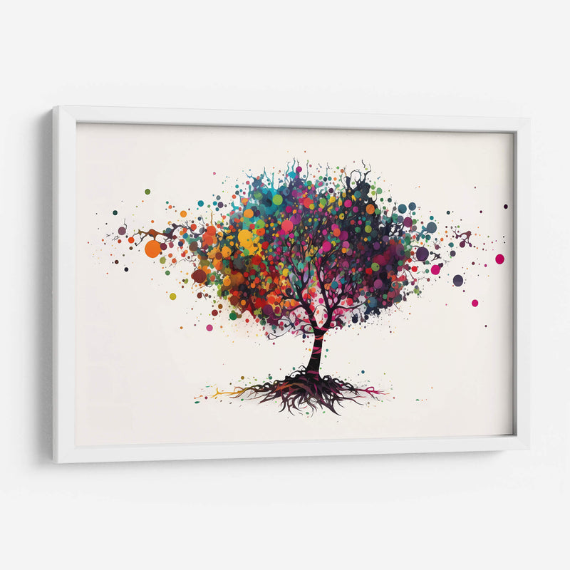 Árbol de colores - Dominico Zafri | Cuadro decorativo de Canvas Lab