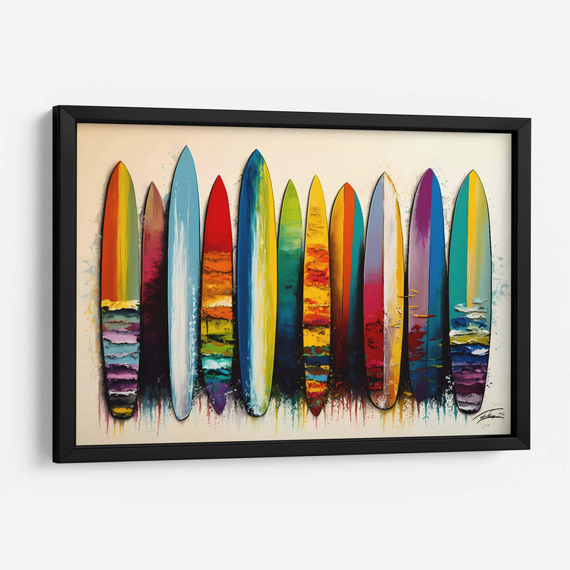 Tablas de surf 4 - Dominico Zafri | Cuadro decorativo de Canvas Lab