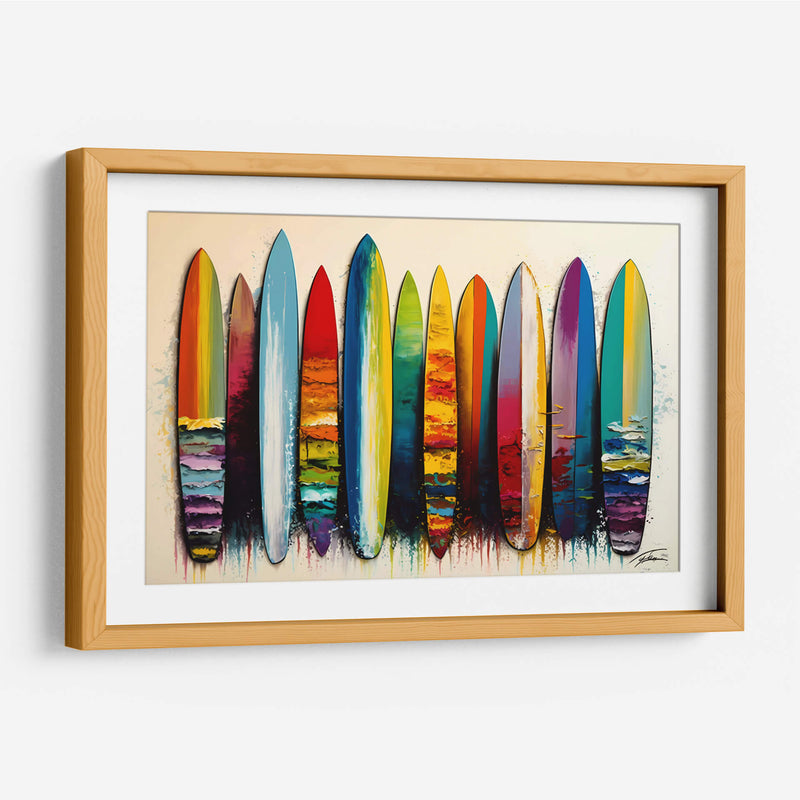 Tablas de surf 4 - Dominico Zafri | Cuadro decorativo de Canvas Lab