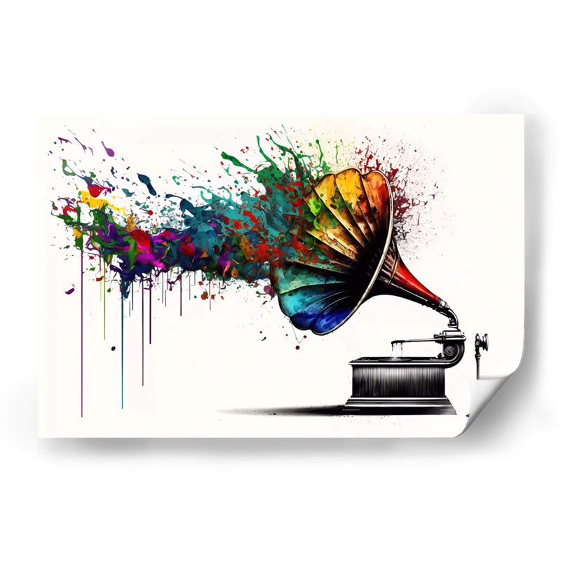 Musica colorida - Dominico Zafri | Cuadro decorativo de Canvas Lab