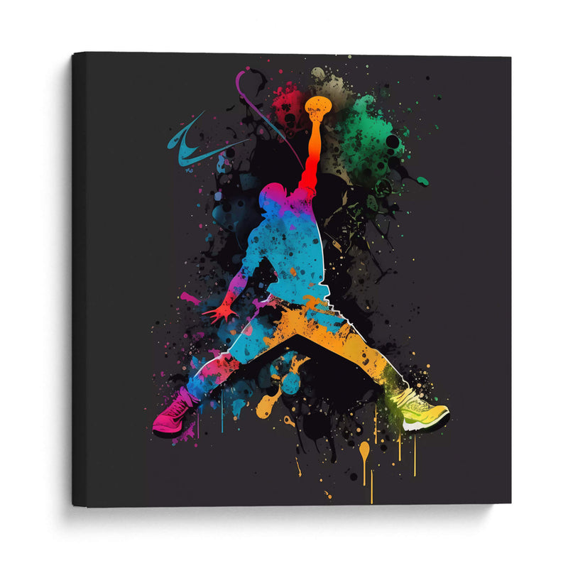 Jordan logo - Dominico Zafri | Cuadro decorativo de Canvas Lab