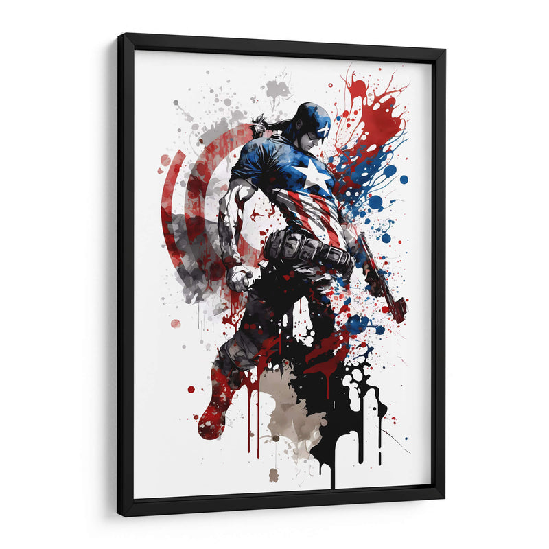 Capitan America - Anna TP | Cuadro decorativo de Canvas Lab