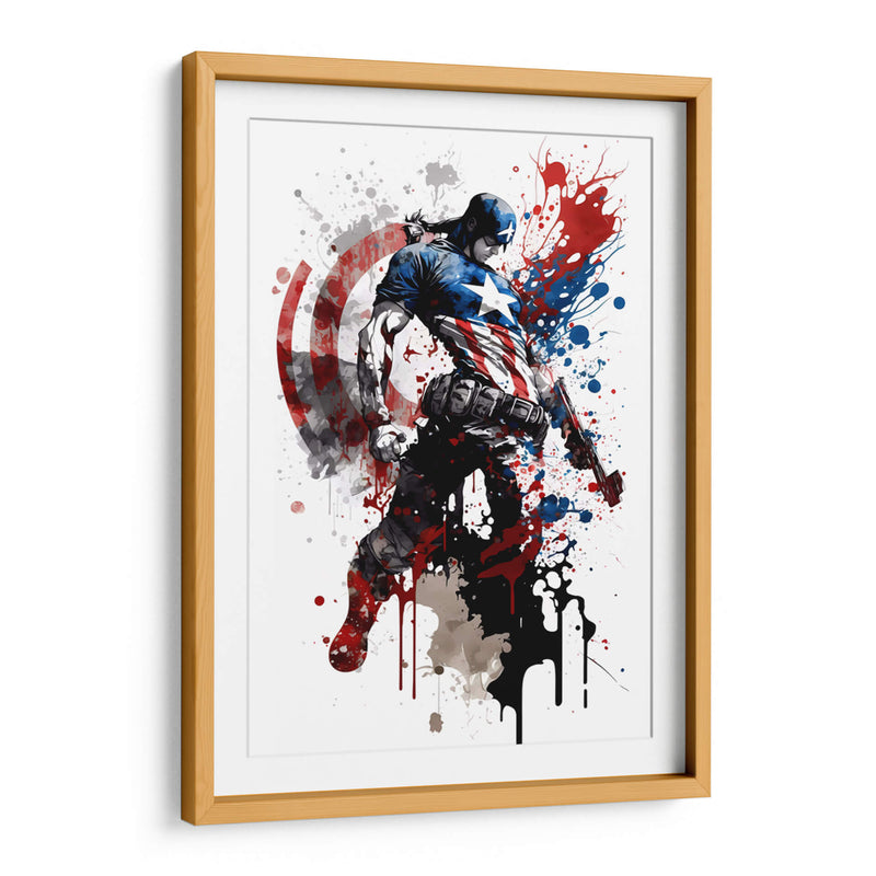 Capitan America - Anna TP | Cuadro decorativo de Canvas Lab