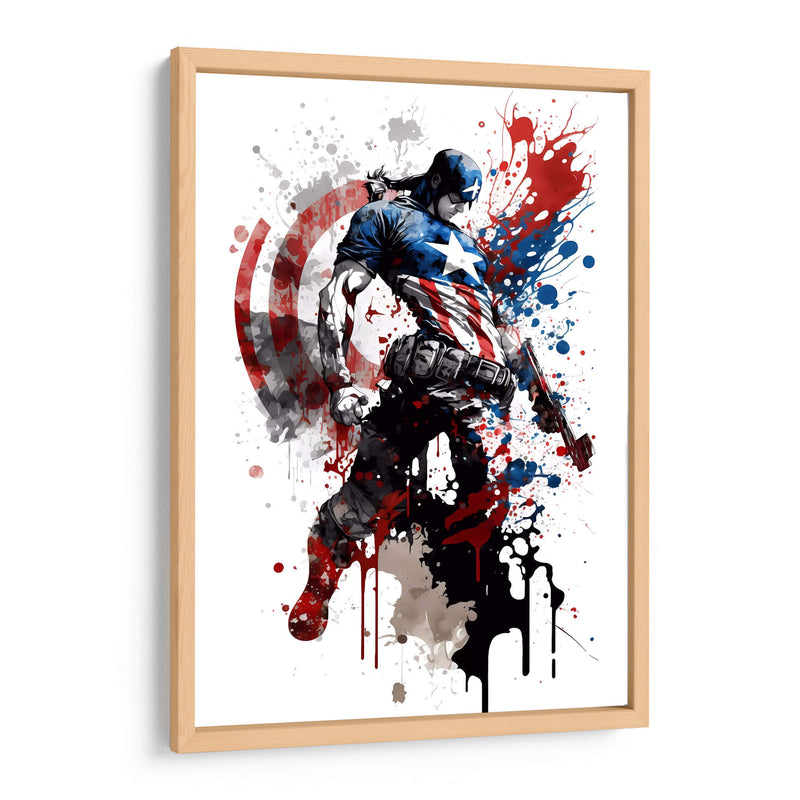 Capitan America - Anna TP | Cuadro decorativo de Canvas Lab