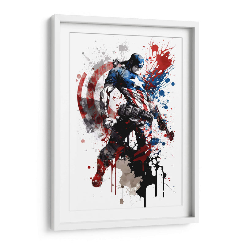 Capitan America - Anna TP | Cuadro decorativo de Canvas Lab