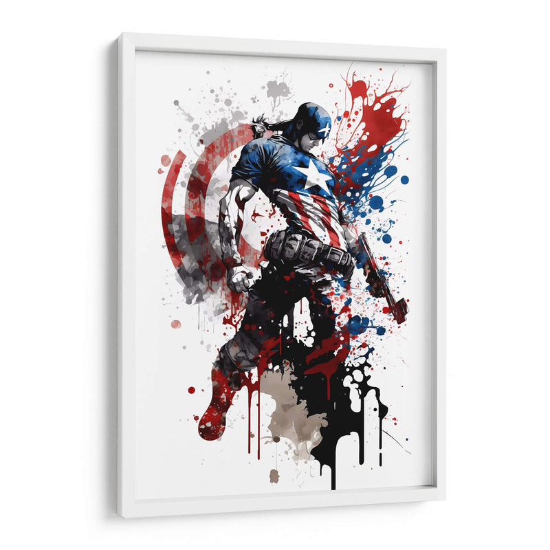 Capitan America - Anna TP | Cuadro decorativo de Canvas Lab