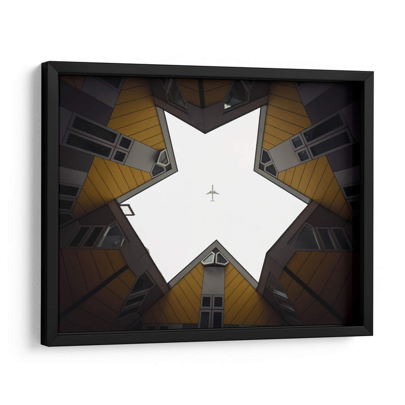 Vuelo geométrico | Cuadro decorativo de Canvas Lab