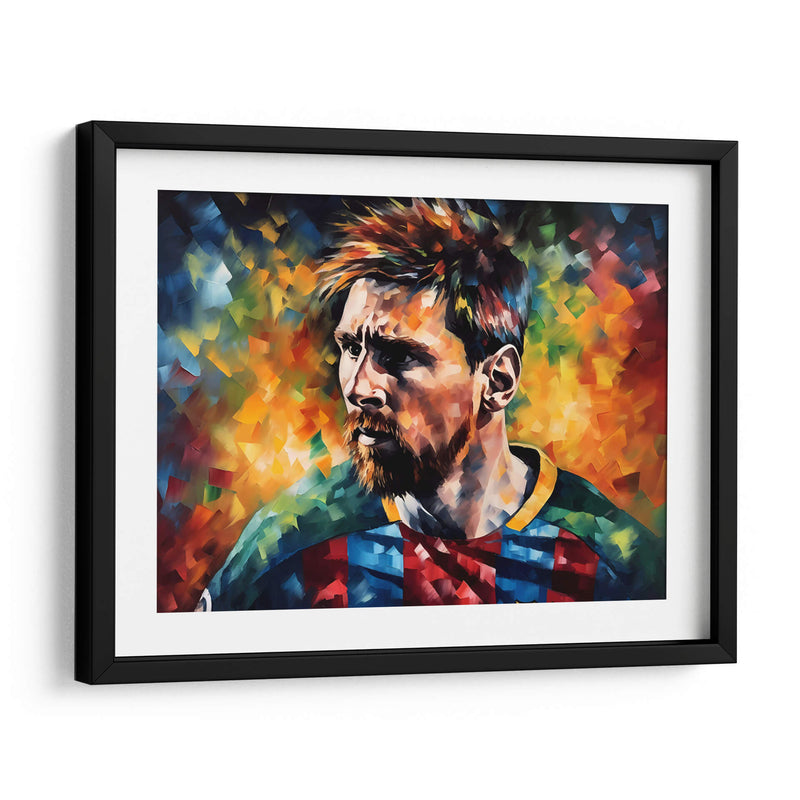 Lionel Messi - LA Style | Cuadro decorativo de Canvas Lab