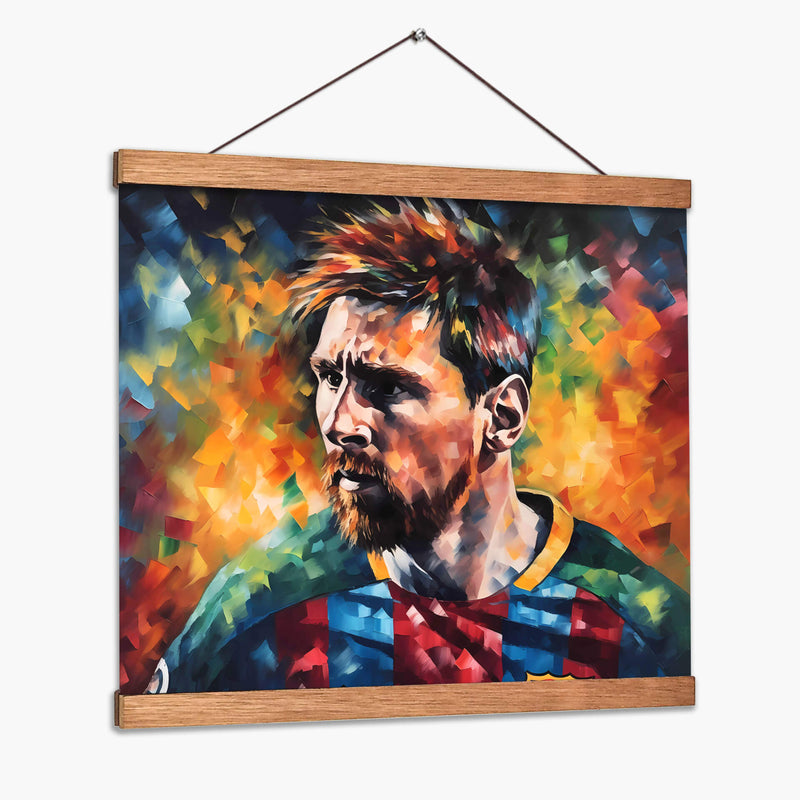 Lionel Messi - LA Style | Cuadro decorativo de Canvas Lab