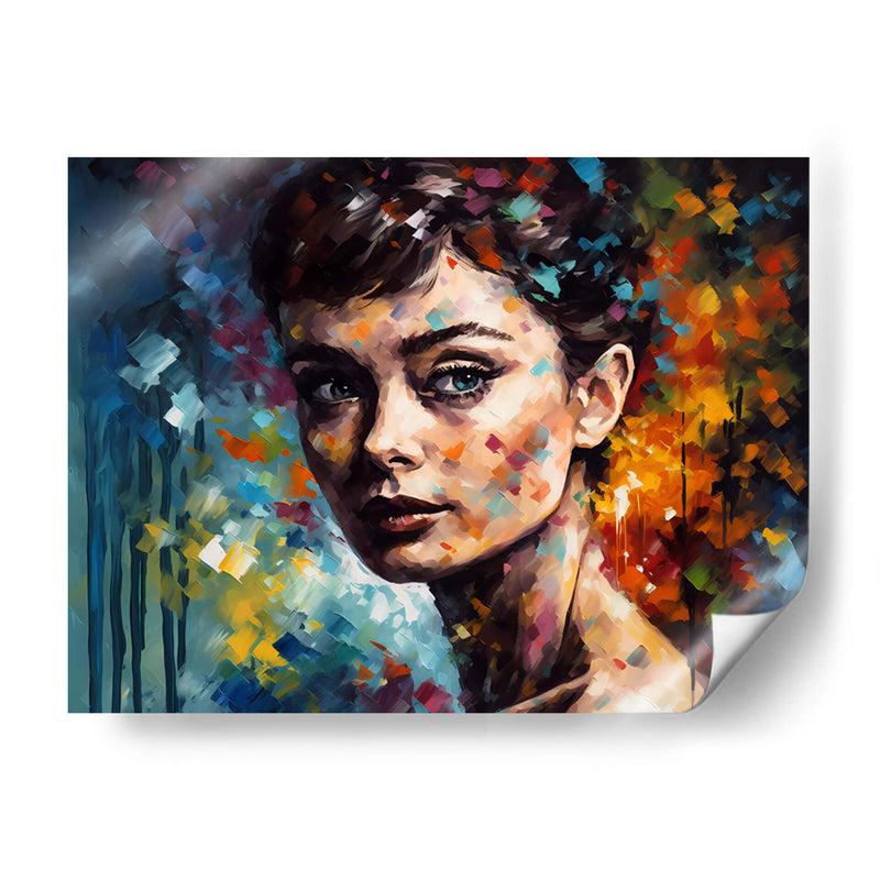 Audrey Hepburn - LA Style | Cuadro decorativo de Canvas Lab