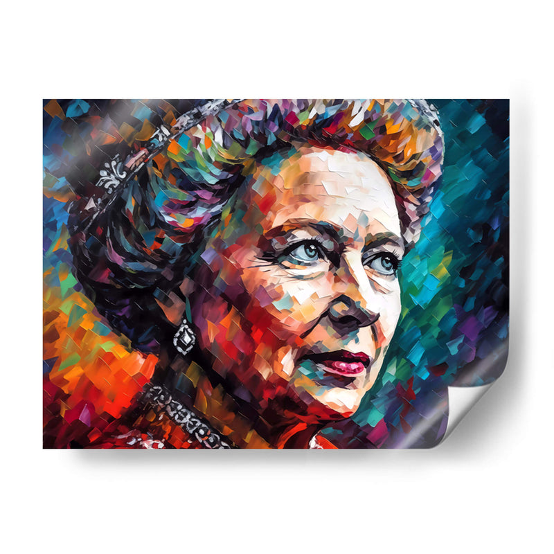 Reina Isabel II - LA Style | Cuadro decorativo de Canvas Lab