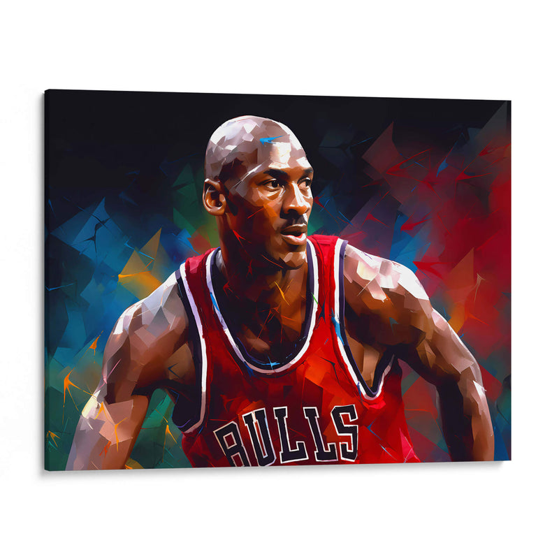 Michael Jordan Focus - LA Style | Cuadro decorativo de Canvas Lab