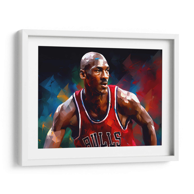 Michael Jordan Focus - LA Style | Cuadro decorativo de Canvas Lab