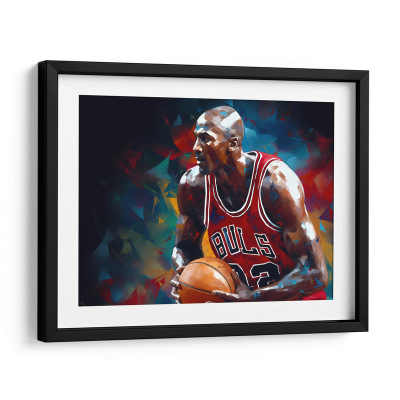 Michael Jordan jugando - LA Style | Cuadro decorativo de Canvas Lab