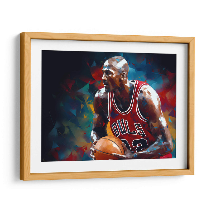 Michael Jordan jugando - LA Style | Cuadro decorativo de Canvas Lab