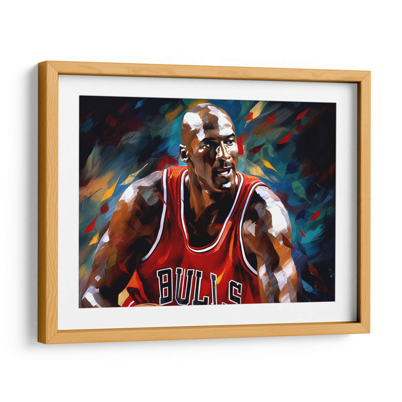 Michael Jordan Trabajando - LA Style | Cuadro decorativo de Canvas Lab
