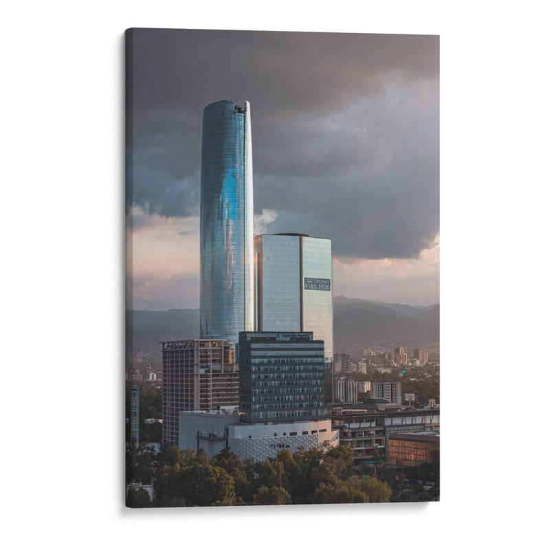 Reflejos del sol en la torre - Ulises Páez | Cuadro decorativo de Canvas Lab