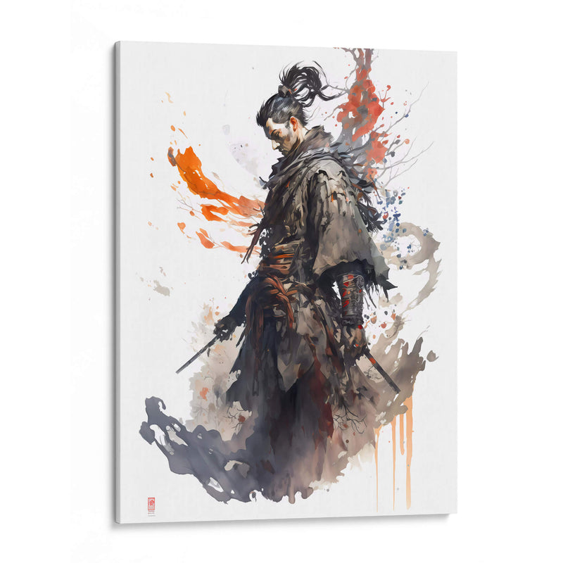 Sekiro - Impressionist Hero | Cuadro decorativo de Canvas Lab