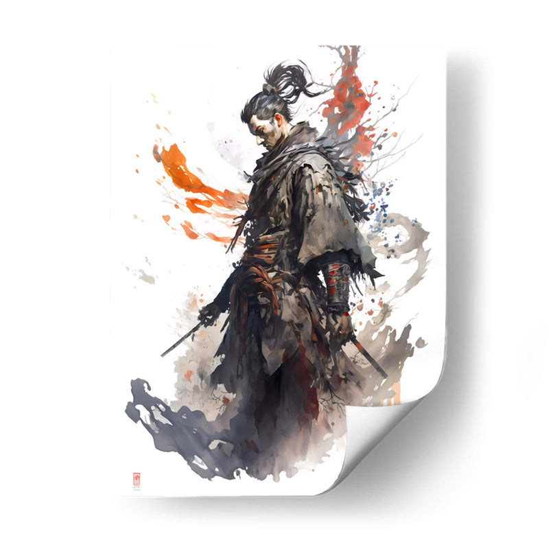 Sekiro - Impressionist Hero | Cuadro decorativo de Canvas Lab