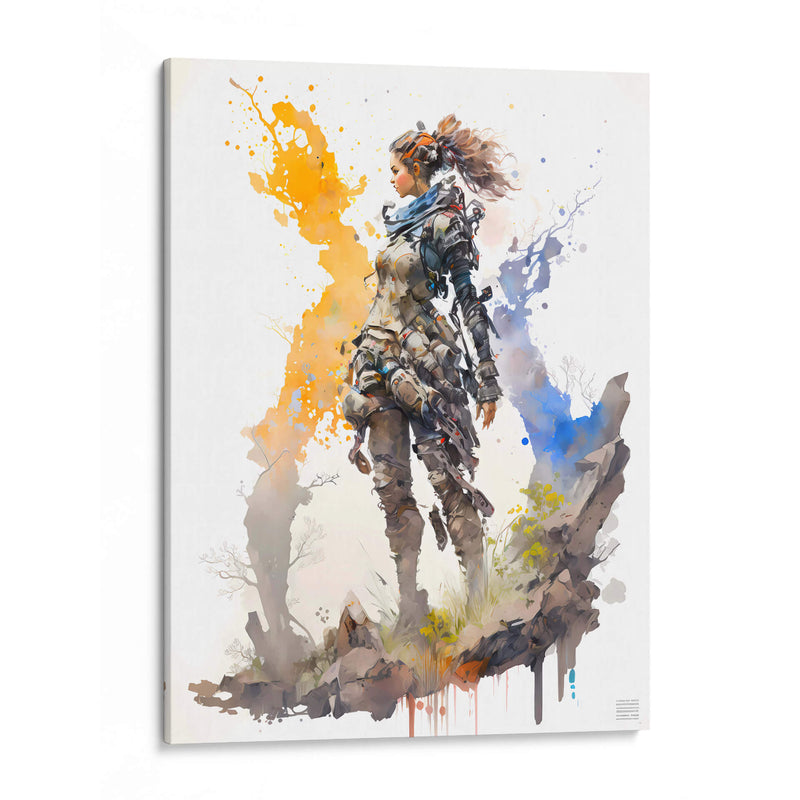 Aloy - Impressionist Hero | Cuadro decorativo de Canvas Lab