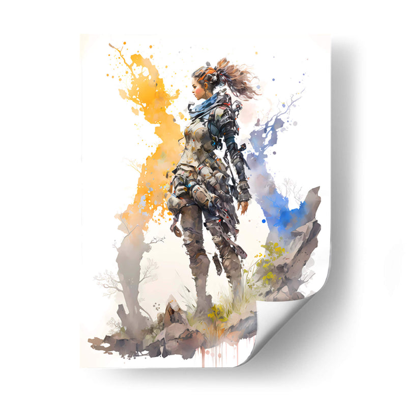 Aloy - Impressionist Hero | Cuadro decorativo de Canvas Lab