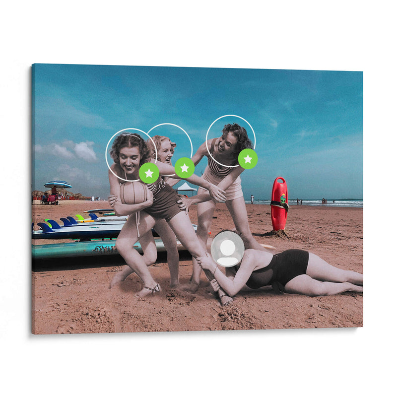 Close Friends Miramar - ruda | Cuadro decorativo de Canvas Lab