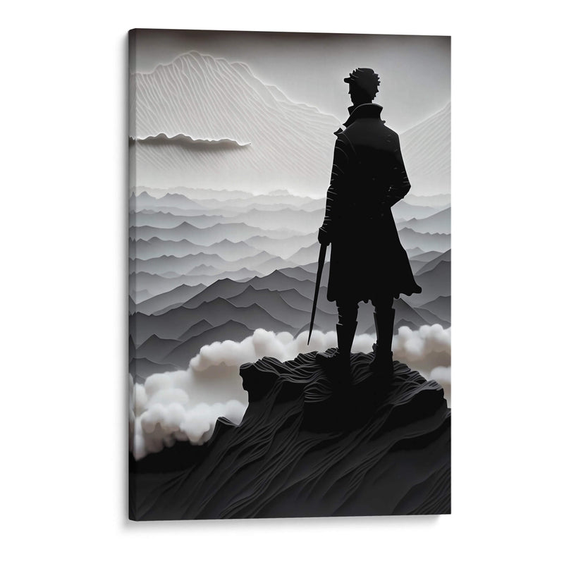 El Caminante sobre nubes - Mafer Villarreal | Cuadro decorativo de Canvas Lab