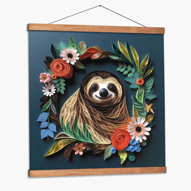 Koala Floreado - Mafer Villarreal | Cuadro decorativo de Canvas Lab