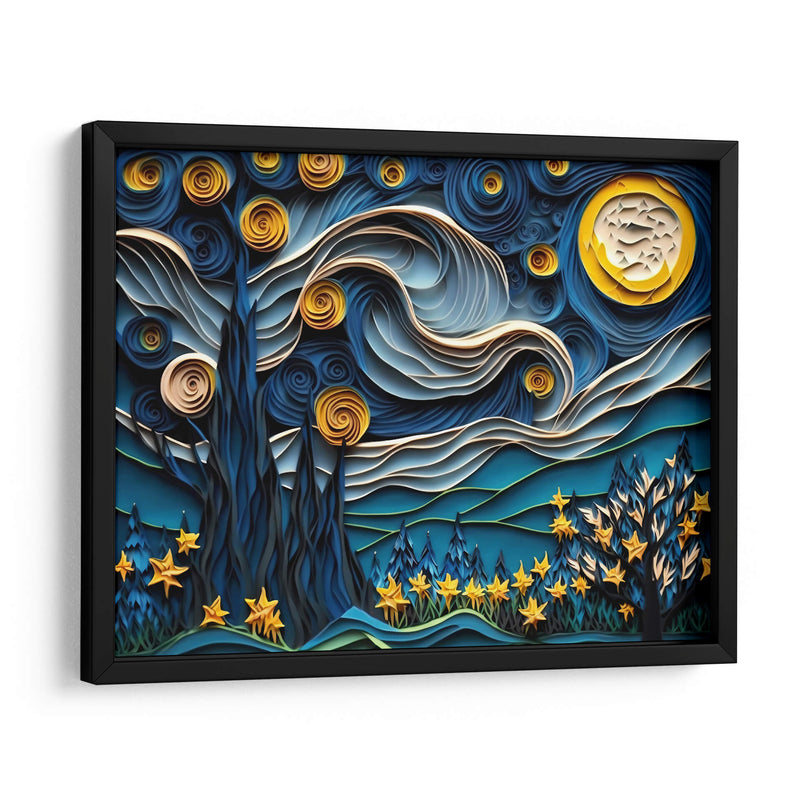 La Noche Estrellada - Mafer Villarreal | Cuadro decorativo de Canvas Lab