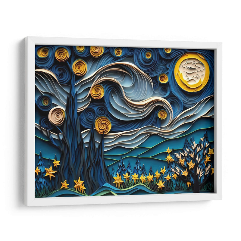 La Noche Estrellada - Mafer Villarreal | Cuadro decorativo de Canvas Lab