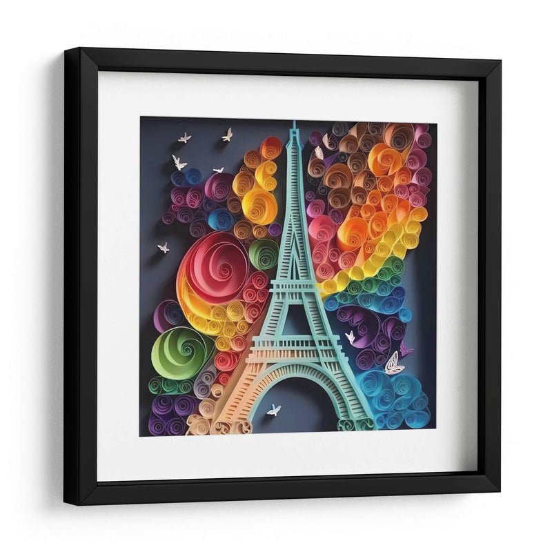 Eiffel de colores - Mafer Villarreal | Cuadro decorativo de Canvas Lab