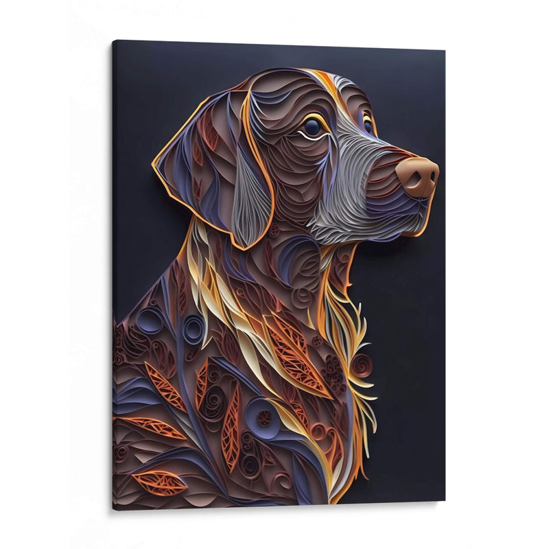 Perro atento - Mafer Villarreal | Cuadro decorativo de Canvas Lab