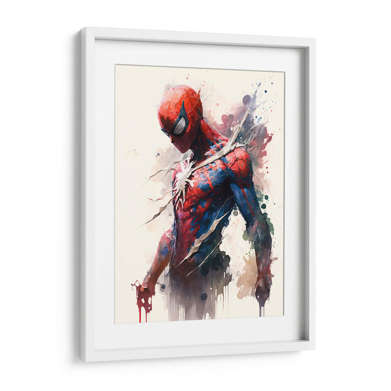 Spiderman - Impressionist Hero | Cuadro decorativo de Canvas Lab
