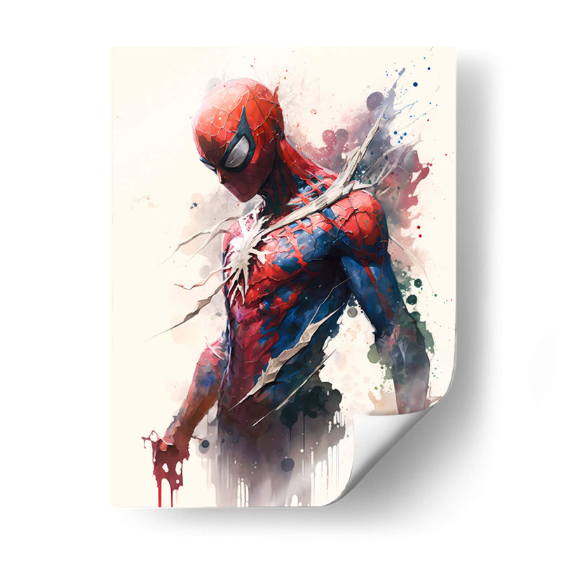 Spiderman - Impressionist Hero | Cuadro decorativo de Canvas Lab