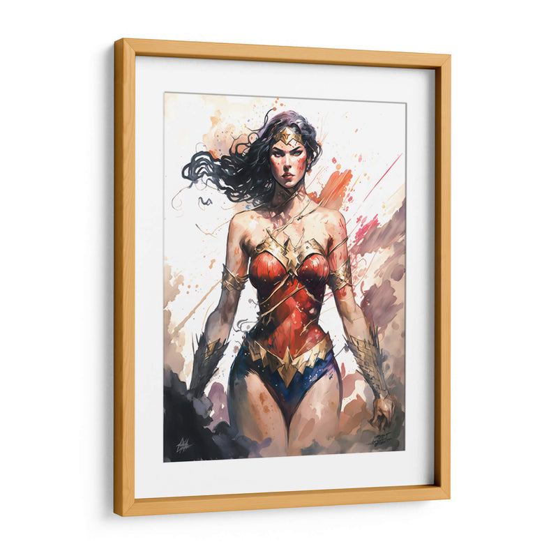 Mujer Maravilla - Impressionist Hero | Cuadro decorativo de Canvas Lab
