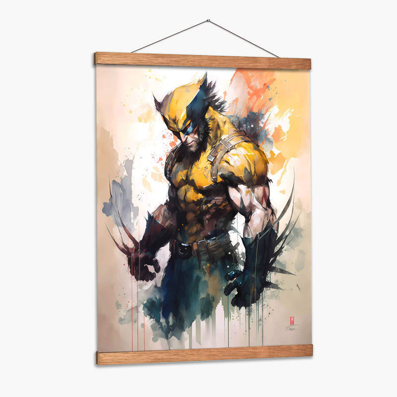 Wolverine - Impressionist Hero | Cuadro decorativo de Canvas Lab