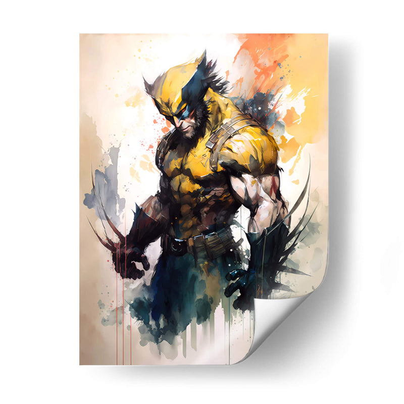 Wolverine - Impressionist Hero | Cuadro decorativo de Canvas Lab