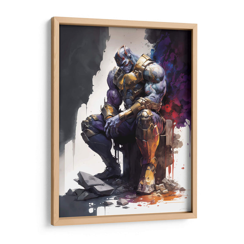 Thanos - Impressionist Hero | Cuadro decorativo de Canvas Lab